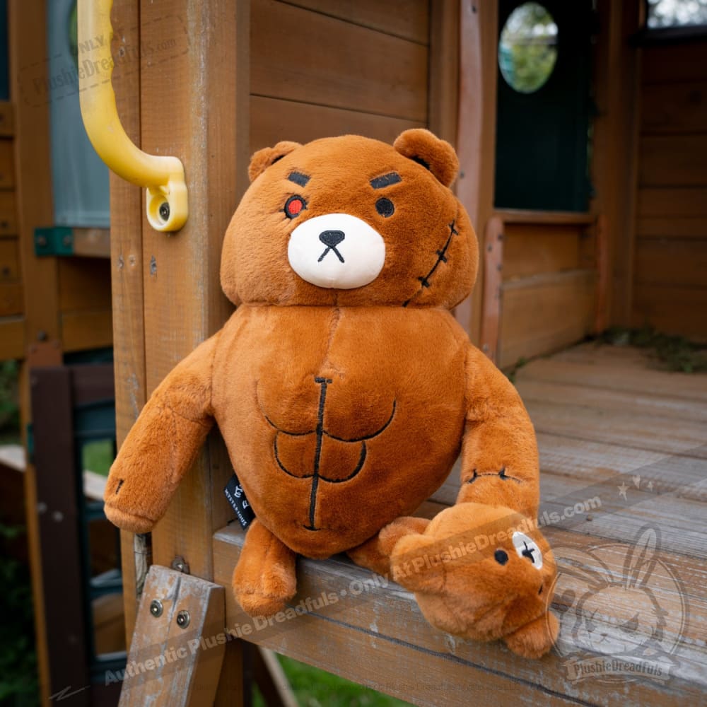 Plushie Dreadfuls - Bearfisted Ripped Bear Plush Stuffed Animal Toy