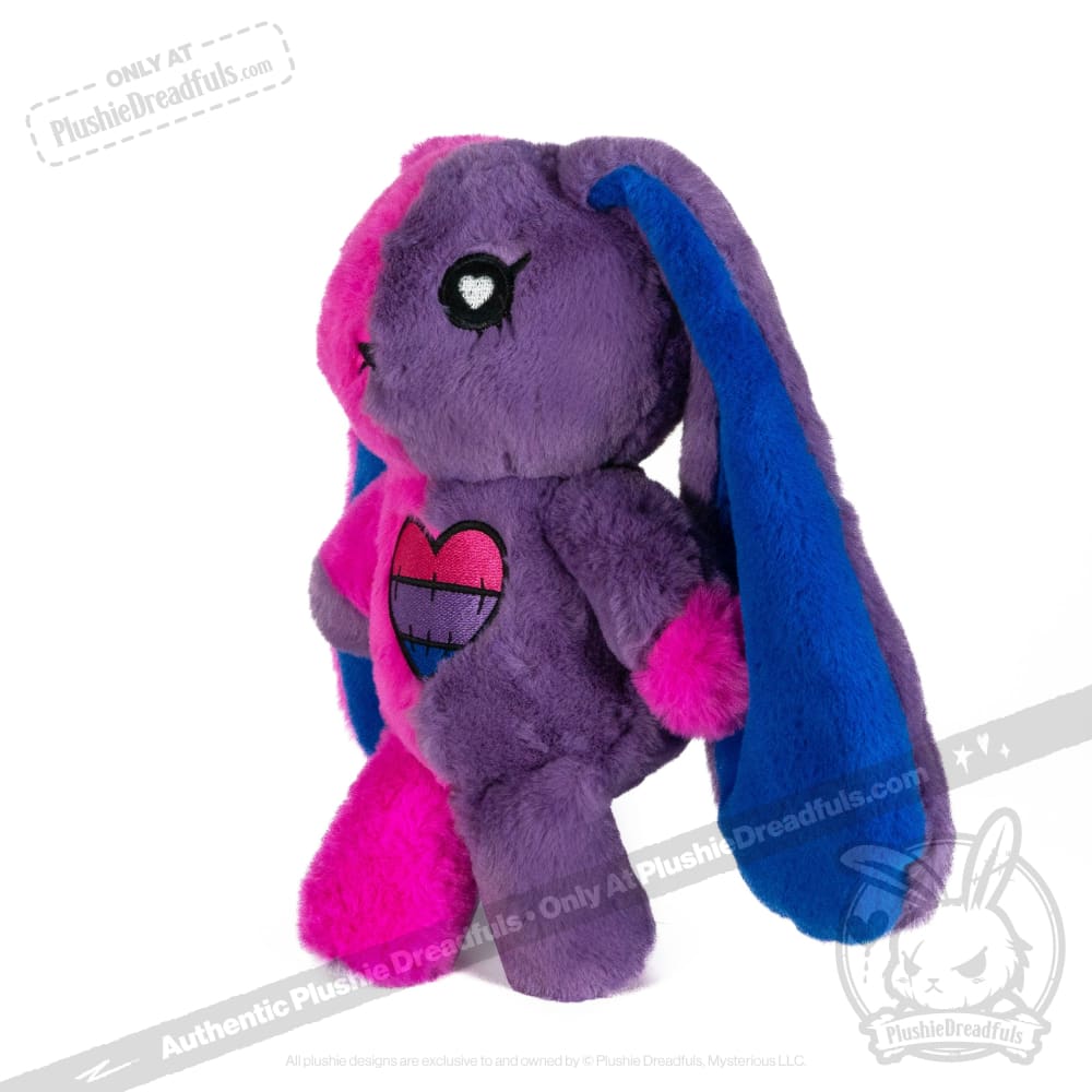 Plushie Dreadfuls - Bi Bunny - Plush Stuffed Animal - Mysterious