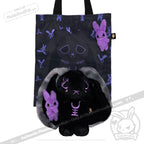 Plushie Dreadfuls - Black and Purple Anxiety Rabbit - Plush Stuffed Animal plush