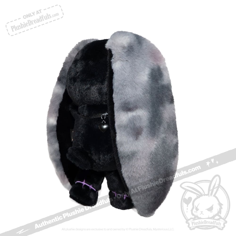 黒紫の不安うさぎ ぬいぐるみ – Mysterious