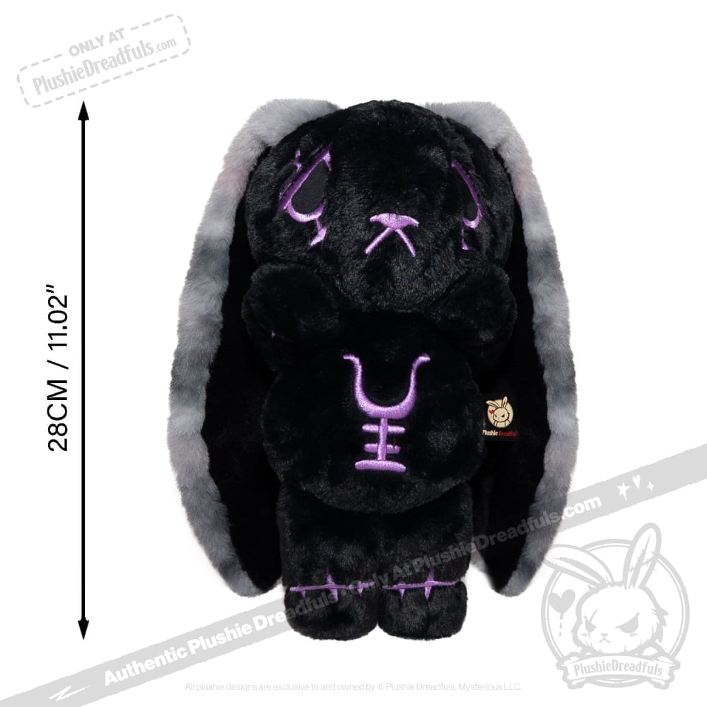 黒紫の不安うさぎ ぬいぐるみ – Mysterious