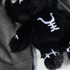 Plushie Dreadfuls - Black Anxiety Rabbit Plush Keychain Accessory Keychain