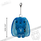 Plushie Dreadfuls - Blue Anxiety Rabbit Plush Keychain Accessory Keychain
