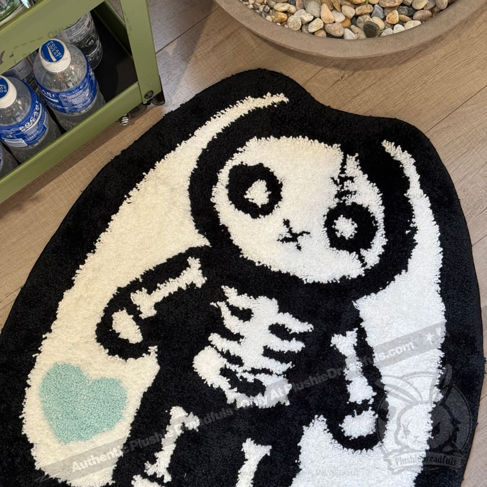 Bone Organ Izer Rabbit Rug Home Decoration