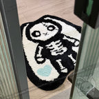Bone Organ Izer Rabbit Rug Home Decoration