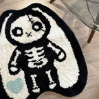 Bone Organ Izer Rabbit Rug Home Decoration