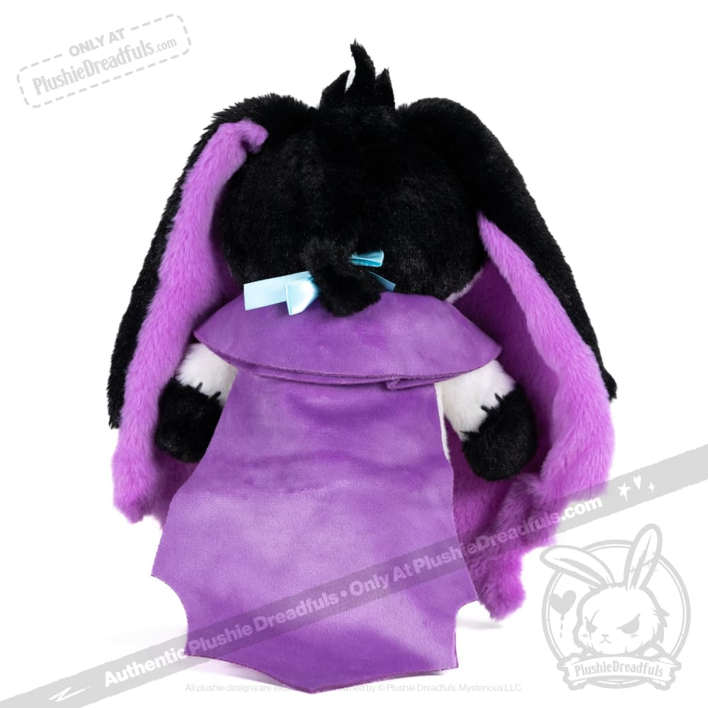 Plushie Dreadfuls - ’Bunny Lugosi’ The Vampire Bunny Plush Stuffed Animal Toy