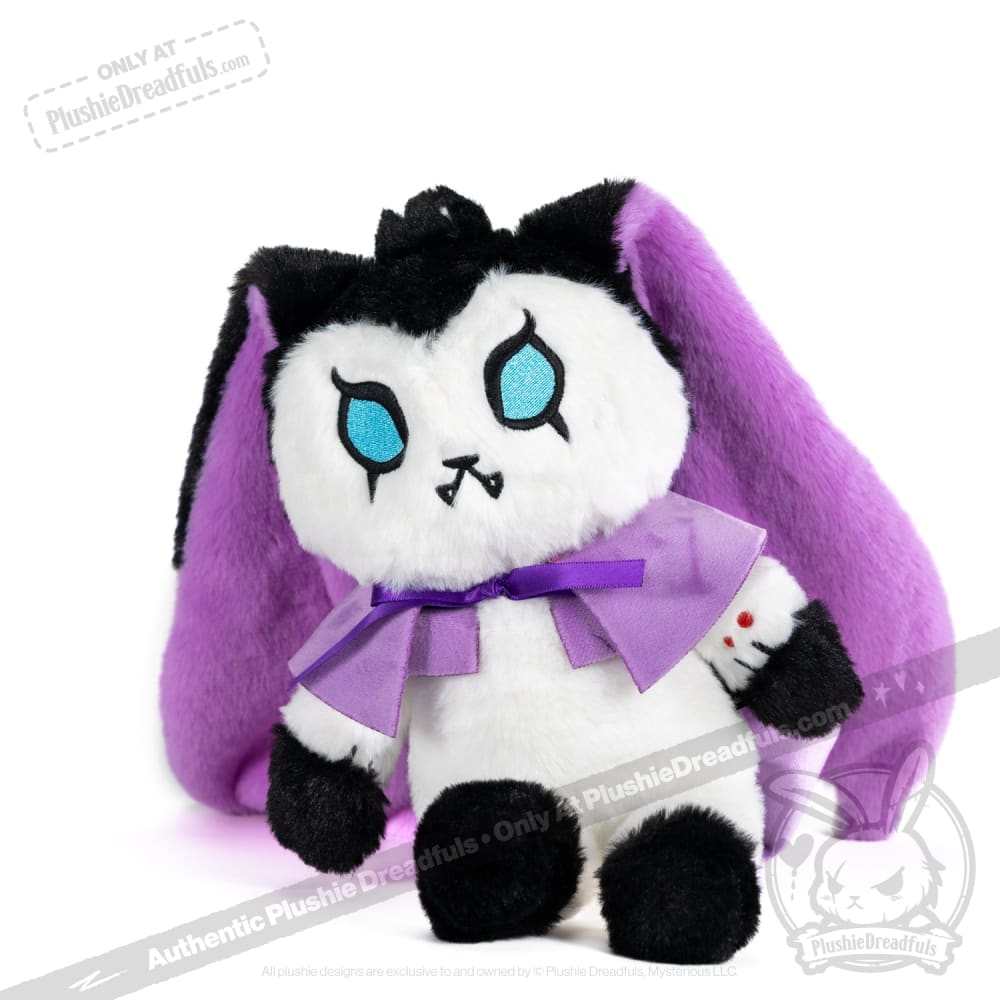 Plushie Dreadfuls - ’Bunny Lugosi’ The Vampire Bunny Plush Stuffed Animal Toy