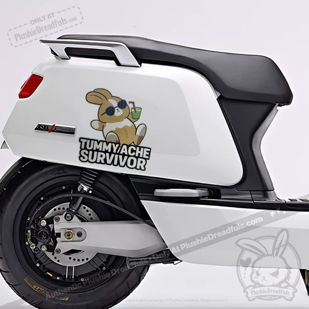 Plushie Dreadfuls - Buns Behaving Bunnly Car Decals sticker