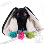 Plushie Dreadfuls - Buns in a Bun Pregnant Rabbit - Plush Stuffed Animal plush
