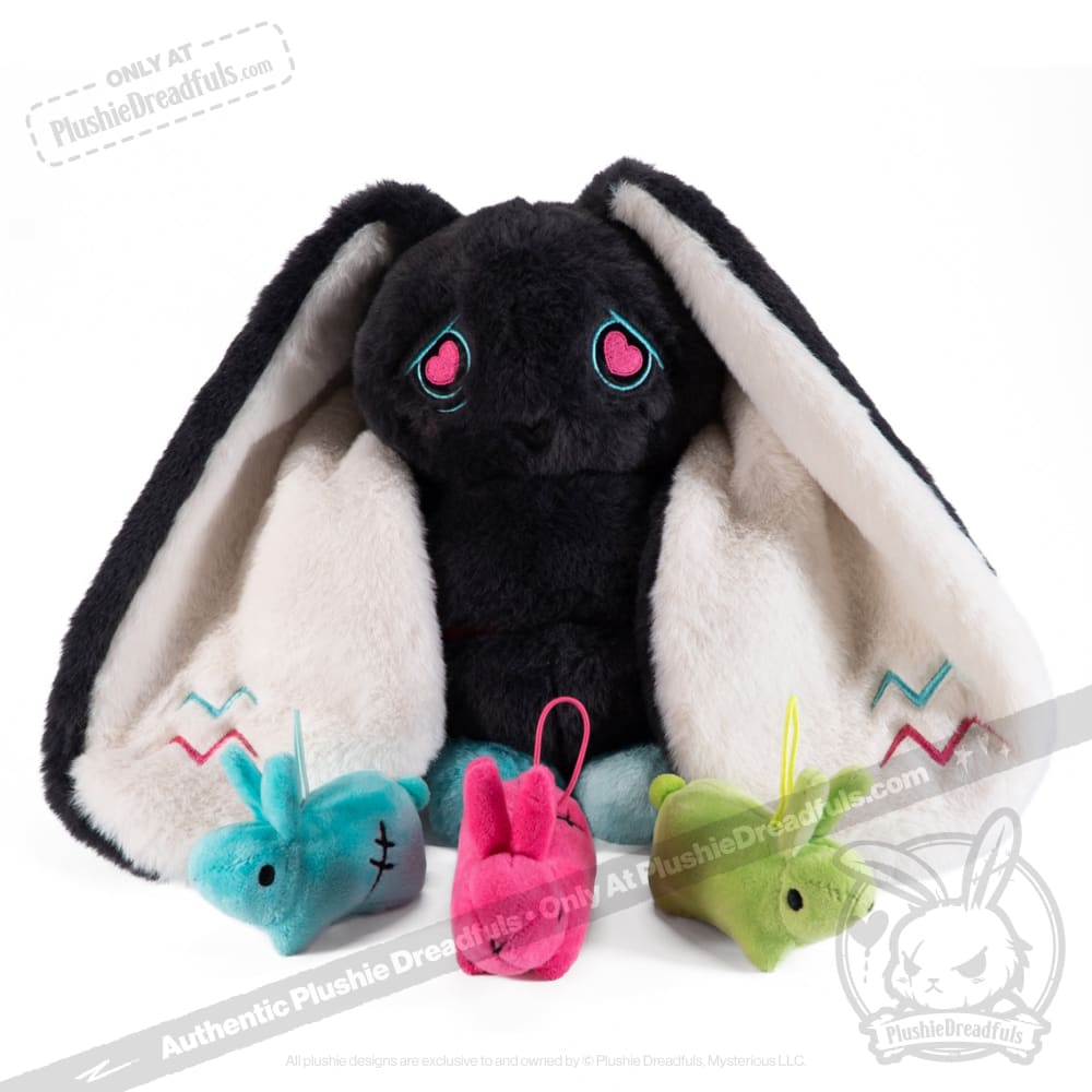 Plushie Dreadfuls - Buns in a Bun Pregnant Rabbit - Plush Stuffed Animal plush