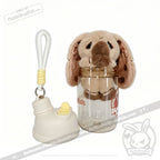 Plushie Dreadfuls - Burnout Brown Sugar Boba Bunny in Cup - Plush and Cup Collector Set - Keychain