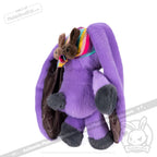 Plushie Dreadfuls - Cancer Warrior Rabbit Plush Stuffed Animal Plush