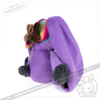 Plushie Dreadfuls - Cancer Warrior Rabbit Plush Stuffed Animal Plush