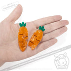 Plushie Dreadfuls - Carrot Clips hair clip