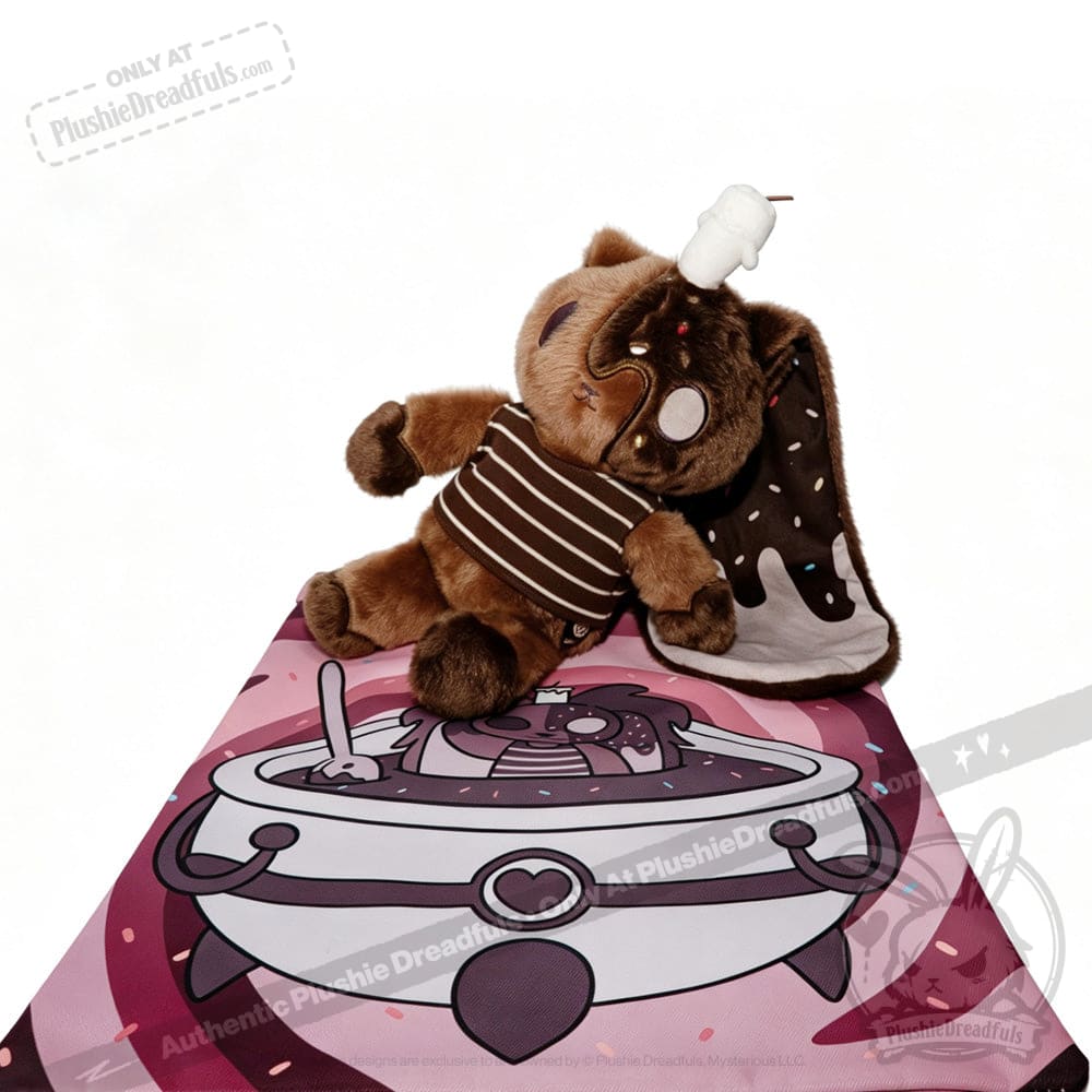 Plushie Dreadfuls - Coco Memento Chocolate Cake Rabbit - Plush Stuffed Animal - toy