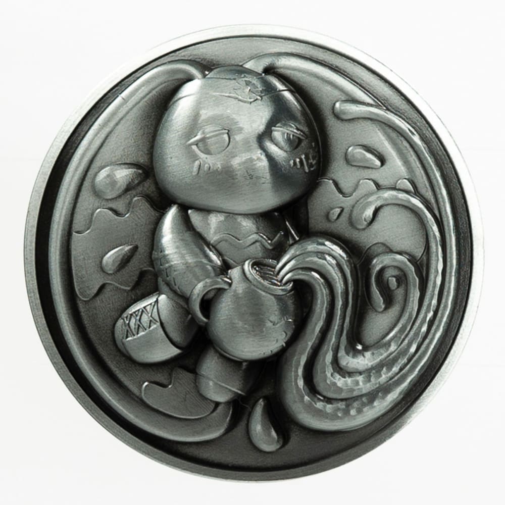 Plushie Dreadfuls Collectible Coin - Zodiac Rabbit - Mysterious