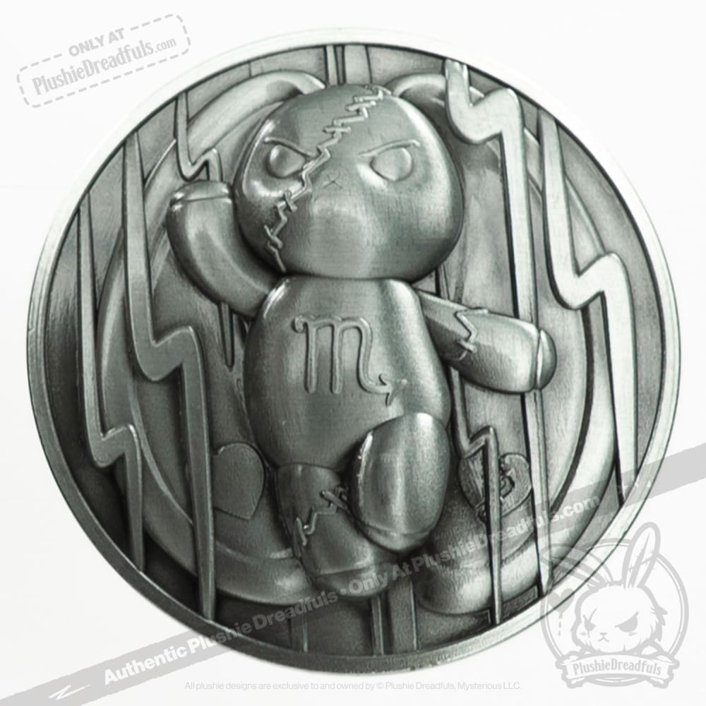 Plushie Dreadfuls Collectible Coin - Zodiac Rabbit - Mysterious