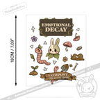 Plushie Dreadfuls Compost Your Enemies Sticker Sheet sticker