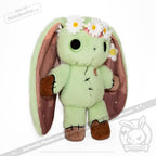 Plushie Dreadfuls - Compost Zombie Rabbit - Plush Stuffed Animal toy