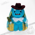Plushie Dreadfuls - Crashing Out Cowbun Rabbit - Plush Stuffed Animal toy