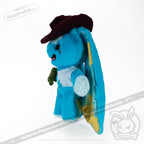 Plushie Dreadfuls - Crashing Out Cowbun Rabbit - Plush Stuffed Animal toy