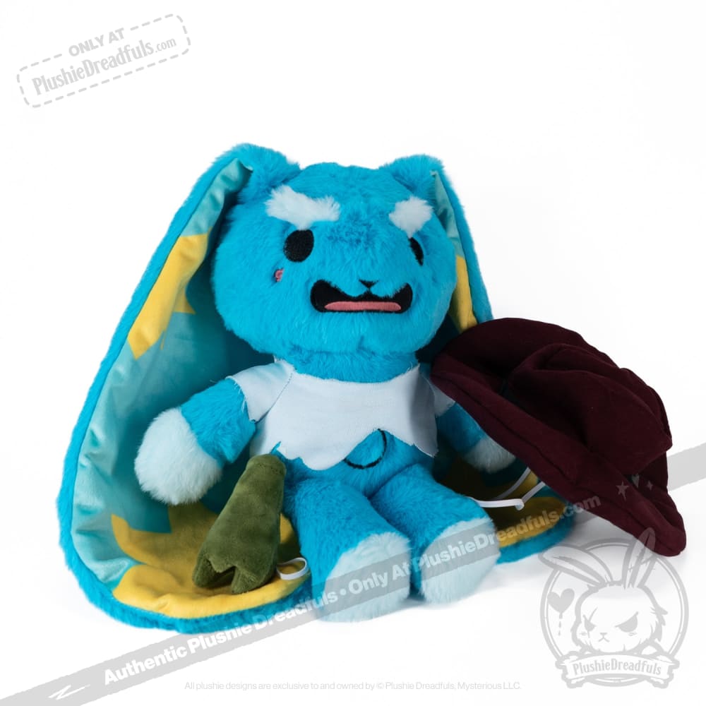 Plushie Dreadfuls - Crashing Out Cowbun Rabbit - Plush Stuffed Animal toy