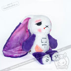 Plushie Dreadfuls - Crohns Disease Rabbit - Plush Stuffed Animal - Mysterious