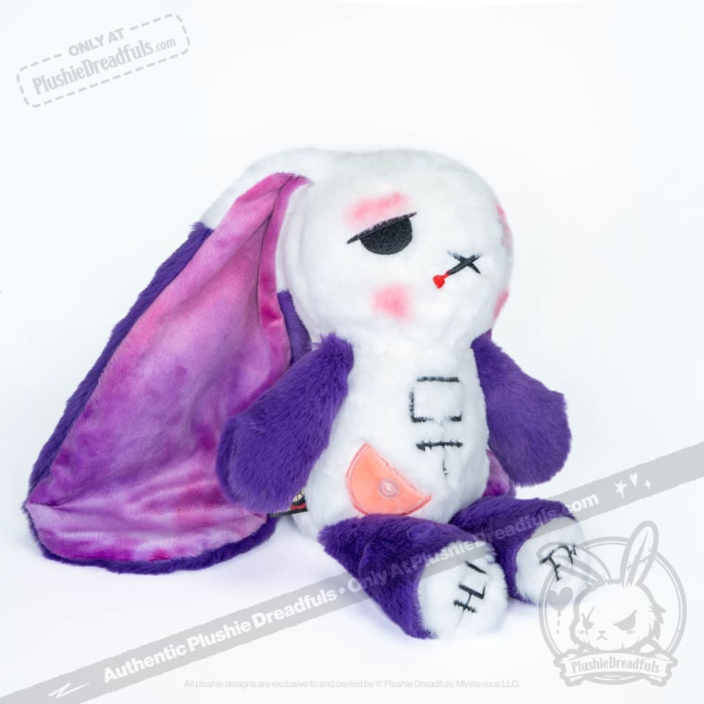 Plushie Dreadfuls - Crohns Disease Rabbit - Plush Stuffed Animal - Mysterious