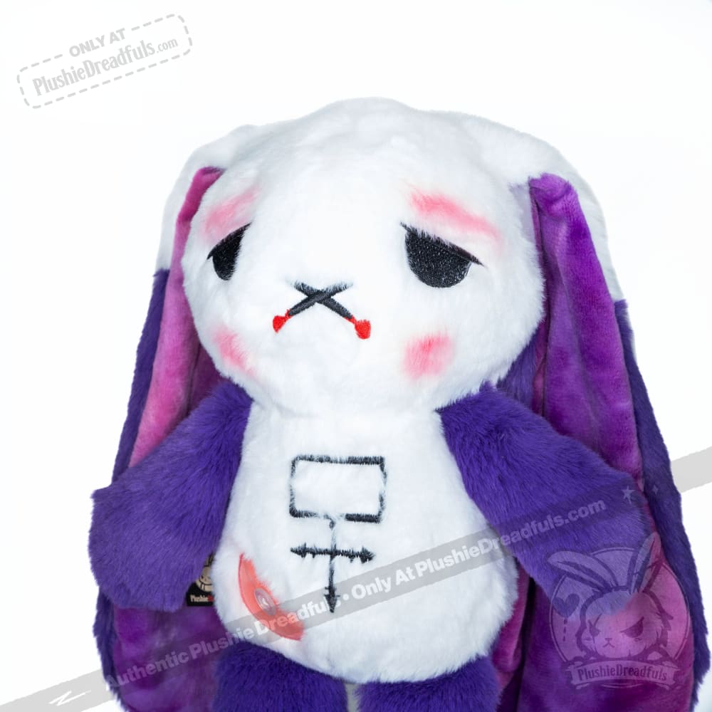 Plushie Dreadfuls - Crohns Disease Rabbit - Plush Stuffed Animal - Mysterious