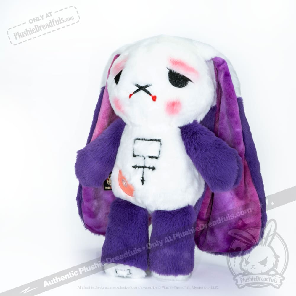 Plushie Dreadfuls - Crohns Disease Rabbit - Plush Stuffed Animal - Mysterious