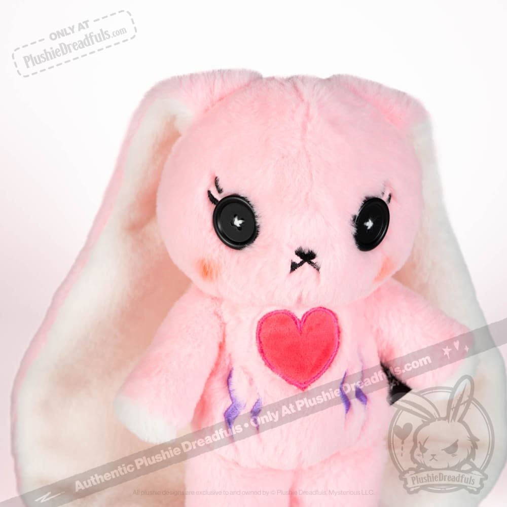 Plushie Dreadfuls - Cushing's Syndrome Bunny - Plush Stuffed Animal - Mysterious