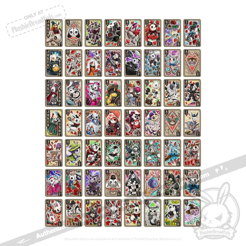 Deluxe Illustrated Card Deck - Wonderland Edition - game