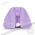 LIMITED EDITION plush, lavender bunny hat with floppy ears and a pom-pom tail, supporting depression awareness.
