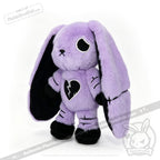 Depression Rabbit V2 Purple Black - Plush Stuffed Animal - toy