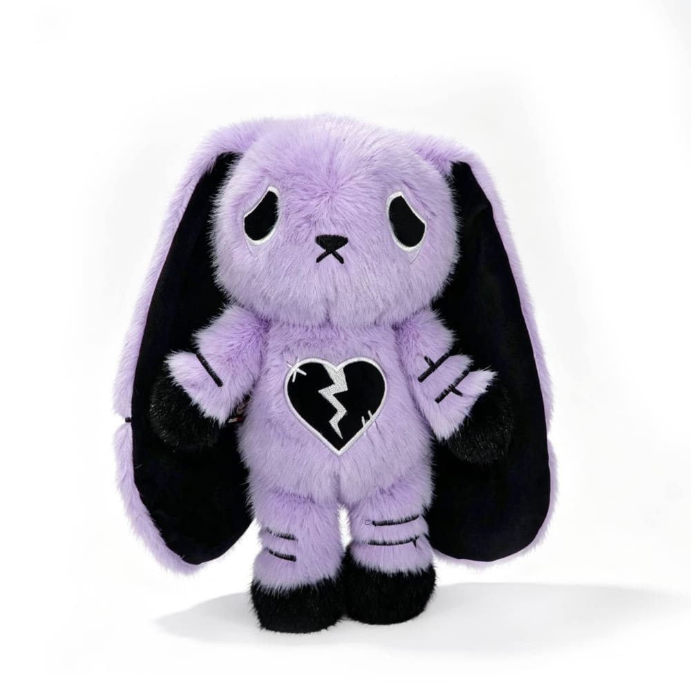Depression Rabbit V2 Purple Black - Plush Stuffed Animal - toy