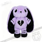 Depression Rabbit V2 Purple Black - Plush Stuffed Animal - toy