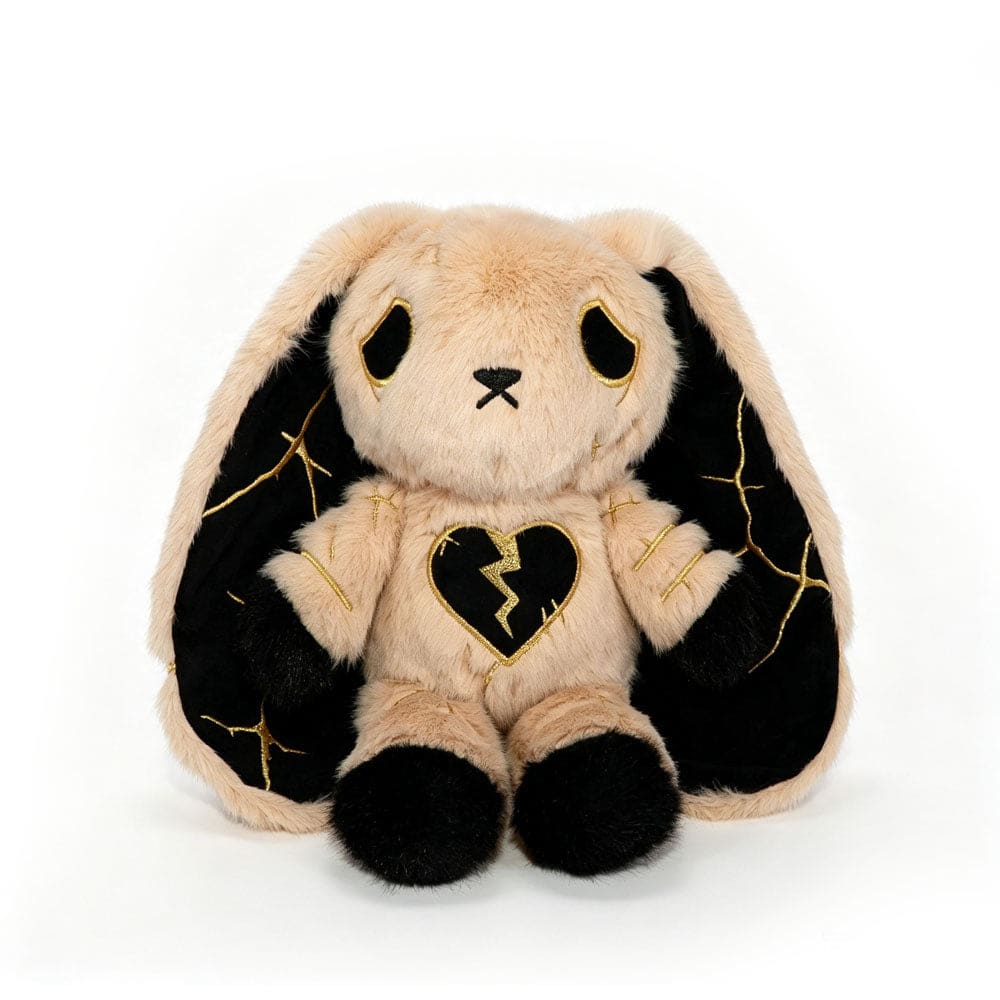 Depression Rabbit V2 Toasted Marshmallow Kintsugi LE- Plush Stuffed Animal - toy
