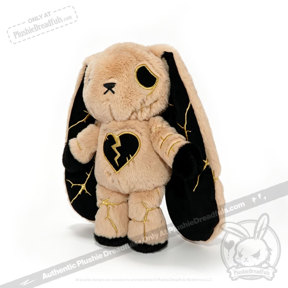Depression Rabbit V2 Toasted Marshmallow Kintsugi LE- Plush Stuffed Animal - toy