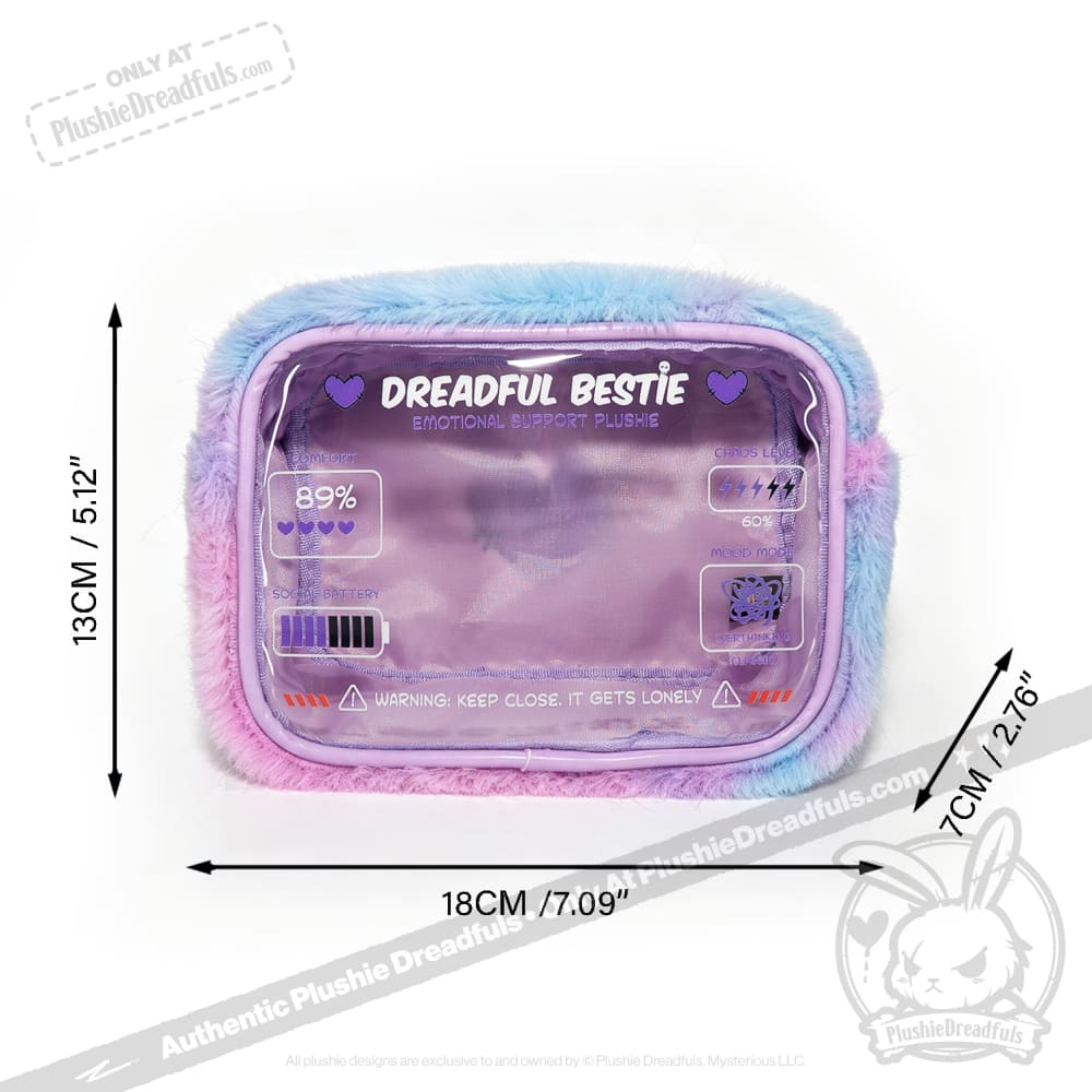 Dreadful Bestie Incubator Plush Display Pouch - zip pouch