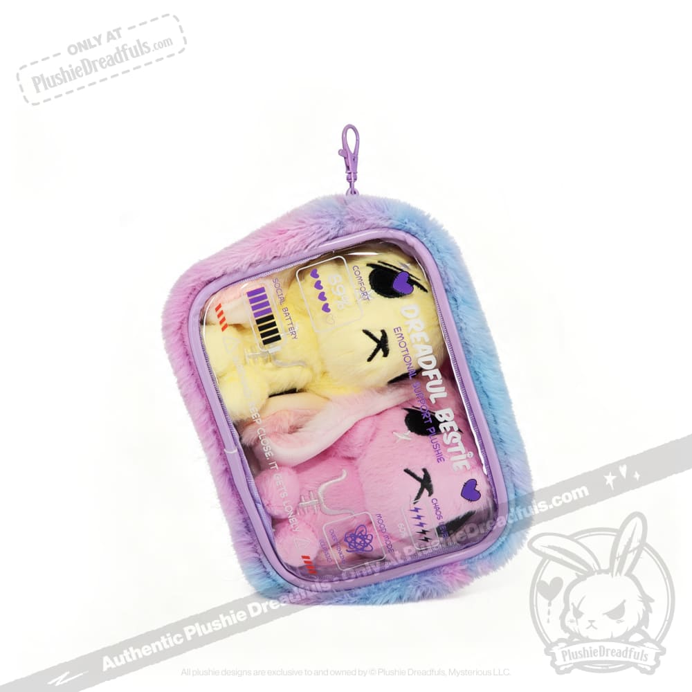 Dreadful Bestie Incubator Plush Display Pouch - zip pouch