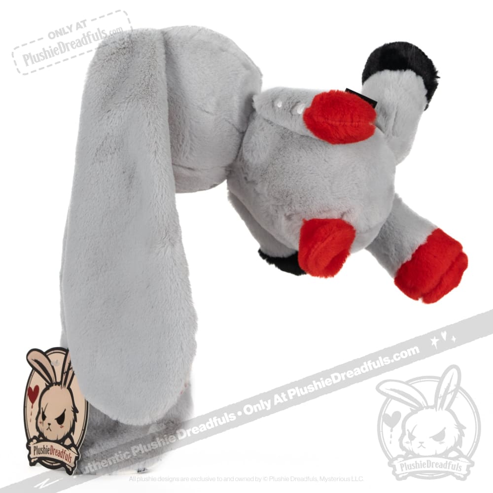 Plushie Dreadfuls - Dyslexia Rabbit Plush Stuffed Animal Plush