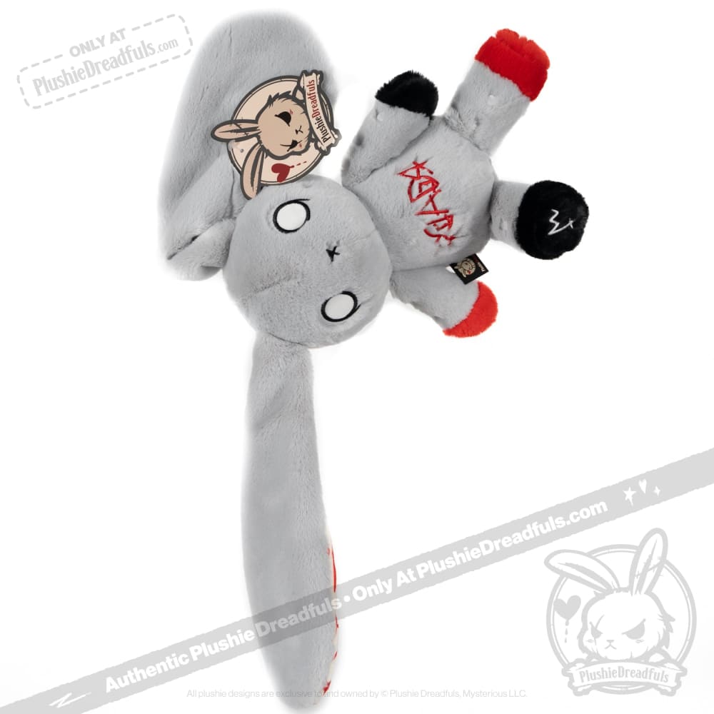Plushie Dreadfuls - Dyslexia Rabbit Plush Stuffed Animal Plush