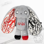 Plushie Dreadfuls - Dyslexia Rabbit Plush Stuffed Animal Plush