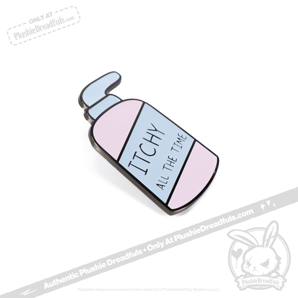 Plushie Dreadfuls - Eczema Lotion Buddy Enamel Pin Pin