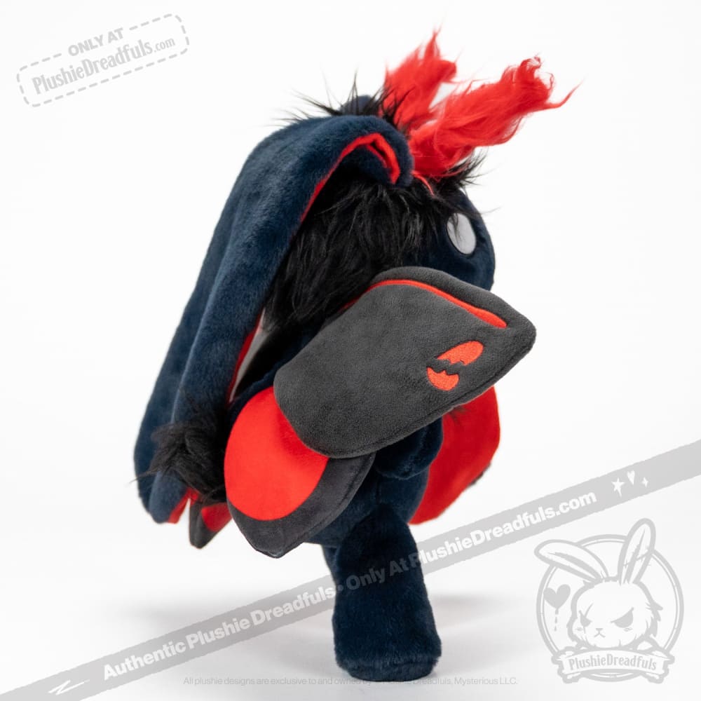 Plushie Dreadfuls -Emo Moth Rabbit - Plush Stuffed Animal Plush