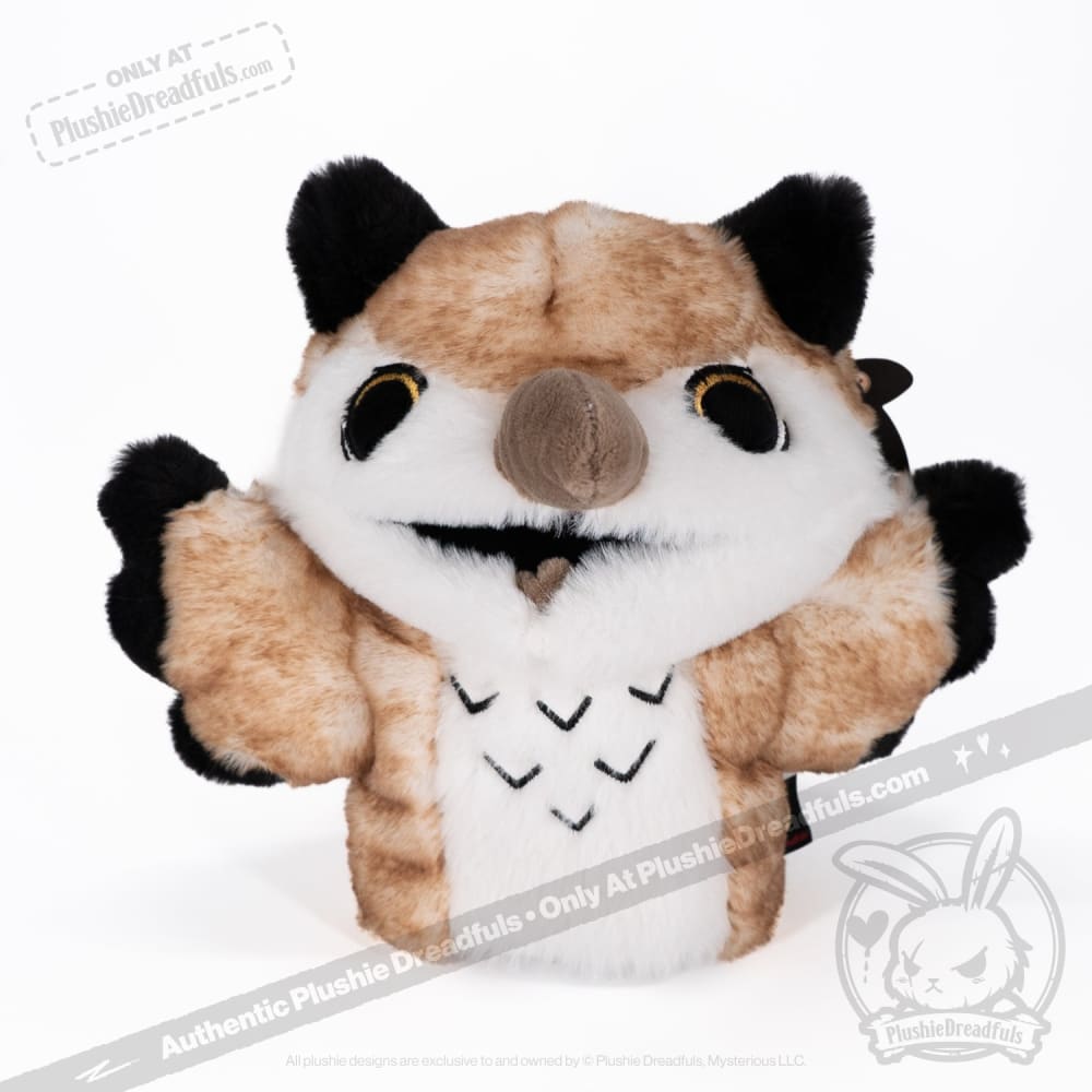 Plushie Dreadfuls - Existential Horror Owl Plush Stuffed Animal Toy