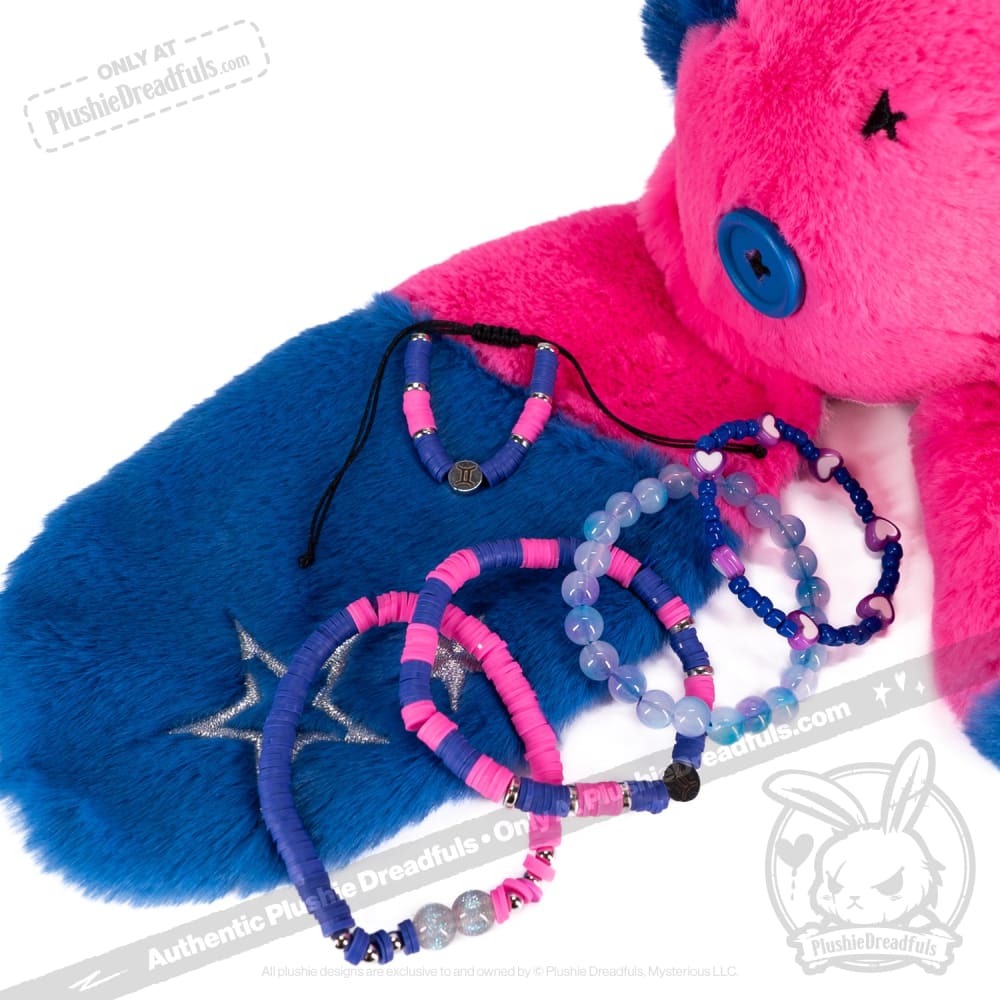 Plushie Dreadfuls - Gemini Rabbit Stacking Friendship Bracelet