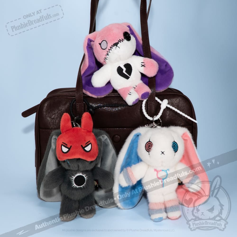 Plushie Dreadfuls - Gender Dysphoria Rabbit Plush Keychain Accessory Keychain
