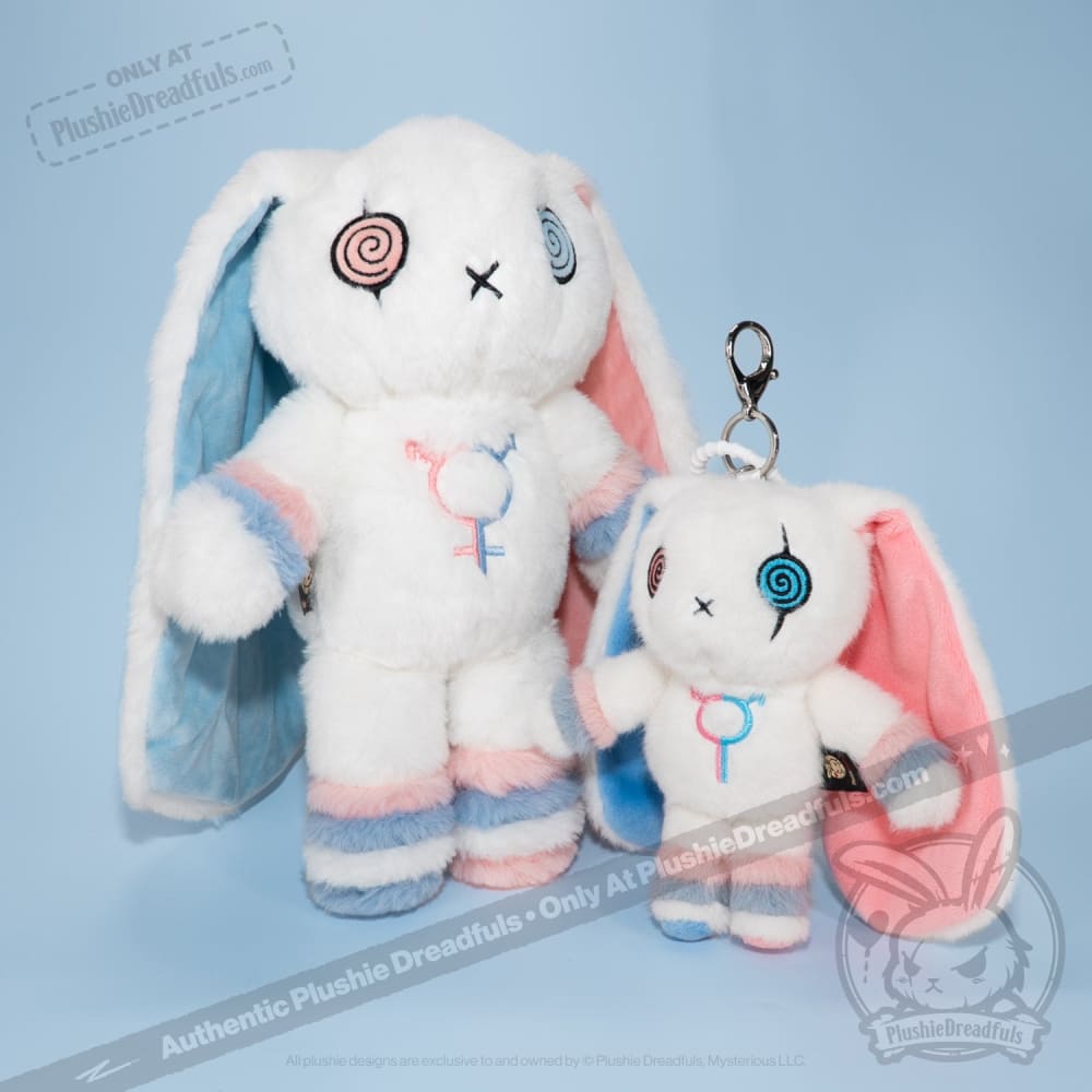 Plushie Dreadfuls - Gender Dysphoria Rabbit Plush Keychain Accessory Keychain
